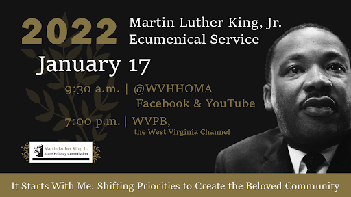 HHOMA, Martin Luther King Jr. State Holiday Commission to host virtual Ecumenical Service on Jan. 17