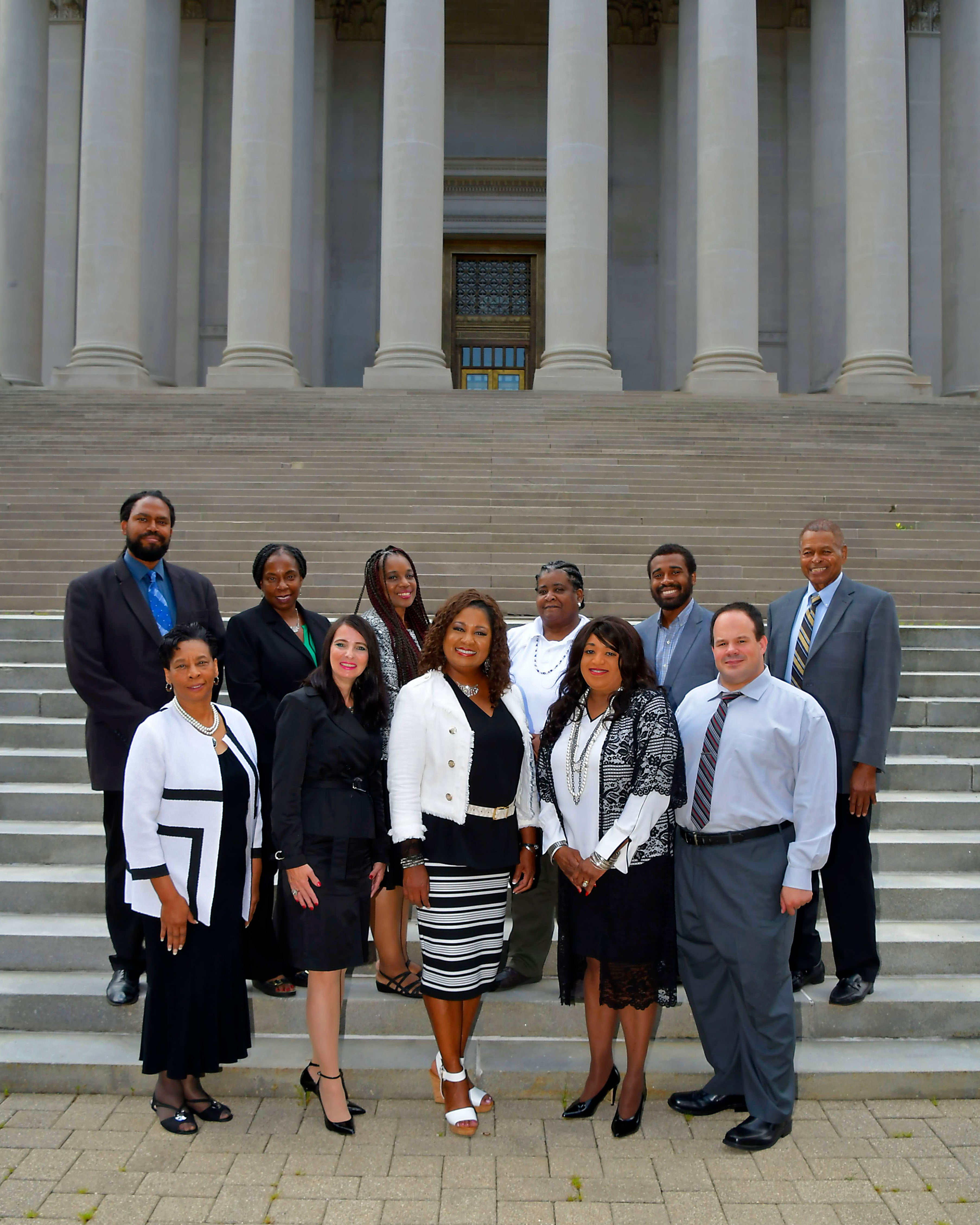 Group Photo of HHOMA Advisory Board Members on Steps of the Capitol