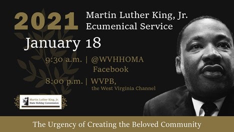 MLK Jr. Graphic for 2021 Ecumenical Service