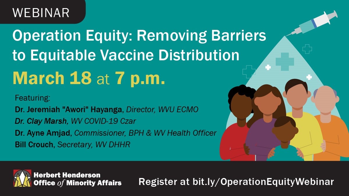 Webinar Graphic - Removing Barriers to Equitable Vaccine Distribution